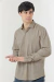 Camisa manga larga lino SIENA beige - comprar online