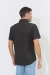 Camisa manga corta lino RIGA negro en internet