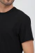Remera manga raglan Hive negro - tienda online