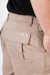 Pantalón cargo Snipe de gabardina Beige