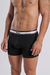 Bóxer liso jersey c/elastano Negro - comprar online