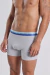Bóxer liso jersey c/elastano gris mel - comprar online