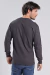 Remera Minera Manga larga Waffle gris grafito - tienda online
