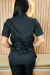 Conjunto pijama cirúrgico scrub - Luxo Preto - comprar online