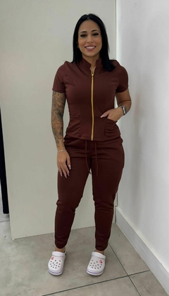 Conjunto Amanda Linha Luxo - Marrom - comprar online