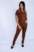 Conjunto Lunna Alfaiataria Gênova Marrom - comprar online