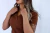 Conjunto Lunna Alfaiataria Gênova Marrom - JS Uniformes