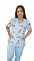 BLUSA SCRUB ENFERMEIRINHAS -ENFERMAGEM AZUL - comprar online