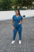 CONJUNTO LUXO LUNNA - AZUL PETROLEO - comprar online