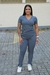 CONJUNTO LUXO LUNNA - GRAFITE - JS Uniformes