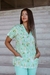 BLUSA SCRUB ESTAMPADA SININHO