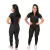 MACACÃO CIRURGICO LINHA LUXO JOGGER GOLA PADRE TWO WAY PRETO na internet