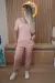 CONJUNTO PIJAMA CIRÚRGICO SCRUB JOGGER LINHA LUXO NUDE