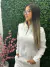 Jaleco Feminino Slim com Zíper Two-Way - Branco - comprar online