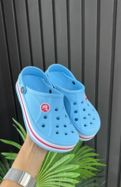 Babuche Adulto Confort Masculino Feminino - AZUL BEBE