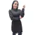 JALECO SLIM EM GABARDINE COM ELASTANO DE ZIPER PRETO - comprar online