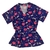 BLUSA SCRUB ESTAMPADA EXCLUSICA MINNIE ENFERMAGEM