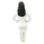 Jaleco Feminino Slim com Zíper Two-Way - Branco - JS Uniformes