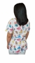 BLUSA SCRUB ESTAMPADA PRINCESAS - comprar online
