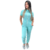 Macacão Cirurgico Linha Luxo Jogger Gola Padre Two Way VERDE AGUA