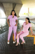 CONJUNTO AMANDA LINHA LUXO ROSA CLARO