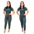 Macacão Cirurgico Linha Luxo Jogger Gola Padre Two Way VERDE MILITAR na internet