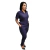 Conjunto Pijama Cirúrgico Jogger Premium Azul Marinho - JS Uniformes