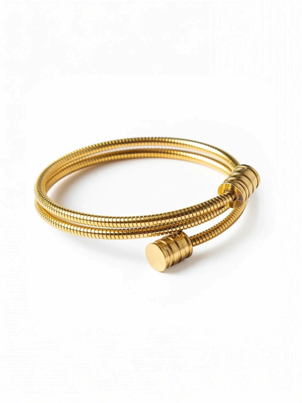 Bracelete Leblon de Aço Dourado