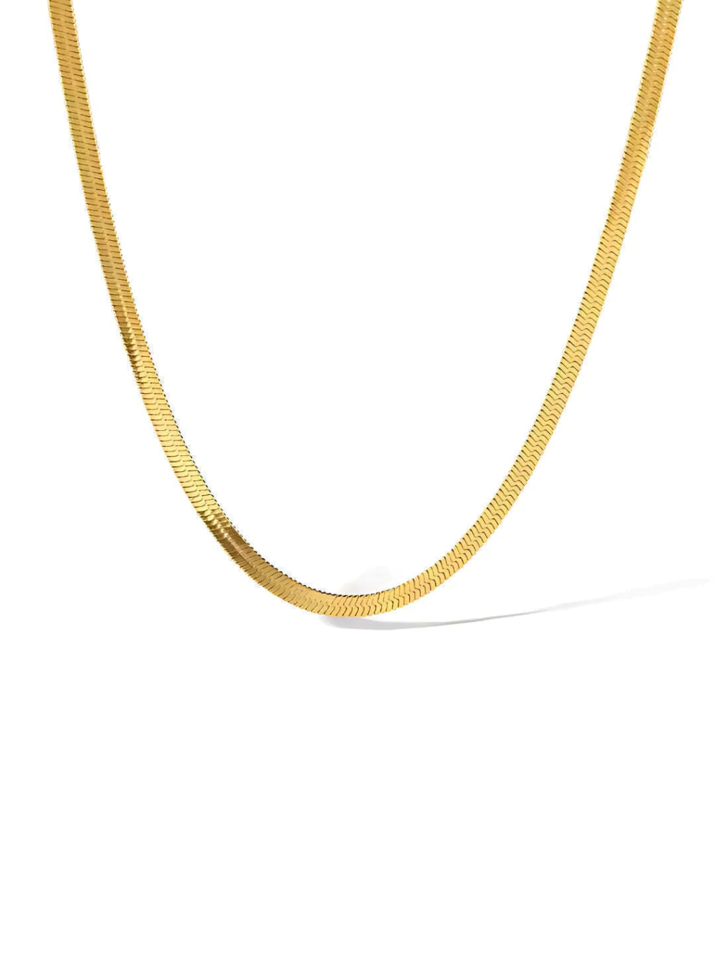 Corrente Snake de Aço Dourado