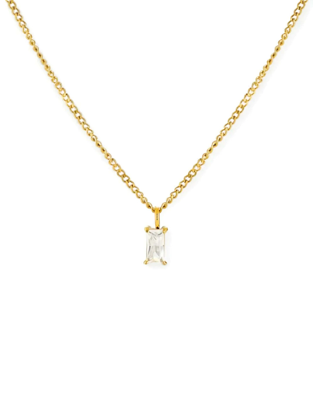 Colar Delicate de Aço Dourado
