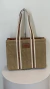 BOLSA QUADRADA PALHA BEGE SL - comprar online