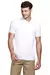 POLO PIQUET ESPINHA DE PEIXE BRANCO ARAMIS - loja online