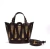 BOLSA TOTE SOFT ALÇA DE OMBRO TRAMADO MARROM SL