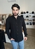 CAMISA ML SLIM VISCOSE BLACK M.POLLO - comprar online