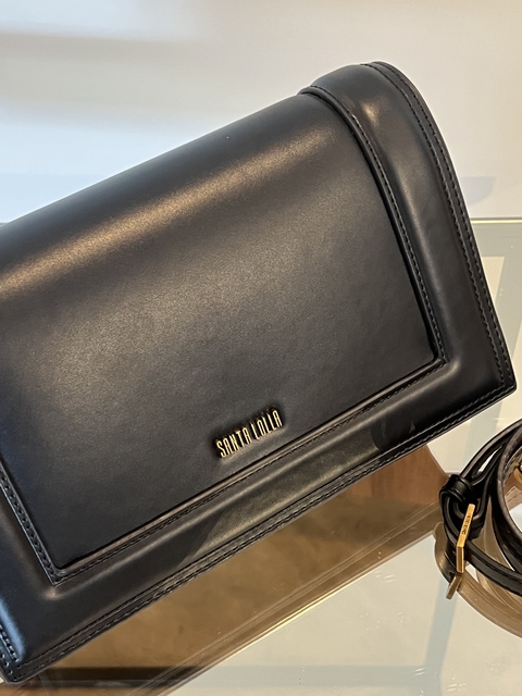 BOLSA PEQUENA SOFT PRETA ALÇA TRANSVERSAL SL - comprar online