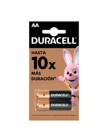 DURACELL PILA ALCALINA AA X2 (041333045405)