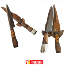 CUCHILLO FACON MANGO BICOLOR 25cm (01812)