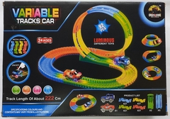 PISTA VARIABLE TRACKS SET CON LUZ 92 PIEZAS (5520100425510)