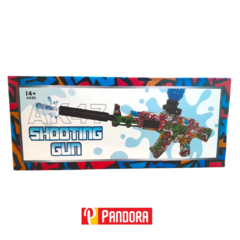 PISTOLA DE HIDROGEL AKM47 +SILENCIADOR+5000 BALAS+ANTIPARRAS (110277)