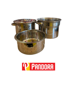 SET COLAPASTAS DE ACERO 4 PIEZAS BENABI (2000200233893)