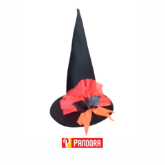 SOMBRERO DE BRUJA CON APLIQUE (33601500)