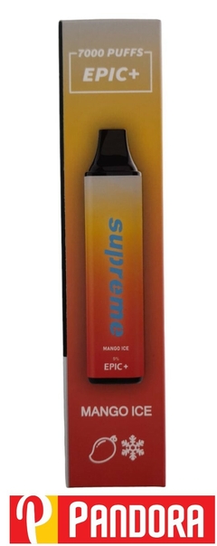 VAPER DESCARTABLE SUPREME 7000 PUFFS MANGO ICE (656874254492)