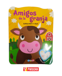 SUPER PINTA Y PEGA AMIGOS DE LA GRANJA (013429910966)