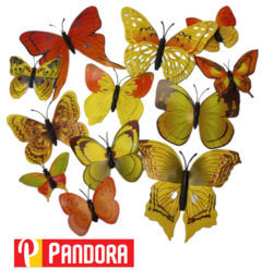 MARIPOSAS IMANTADAS X12 DECORATIVAS (6813200226880) - comprar online