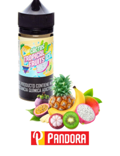 LIQUIDO VAPE AND GAME CACTUS - TROPICAL FRUITS ICE 100ML 3MG (658325379365)