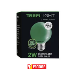 FOCO LED VERDE 2W TREFI (781159054891)