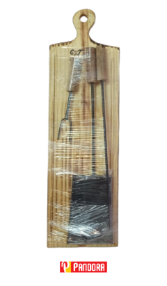 TABLA DE ASADO Y PICADA CON PALITA ATIZADOR Y TENEDOR 507 178 (03556)