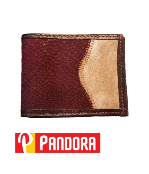 BILLETERA CUERO BORDADAS (02389)