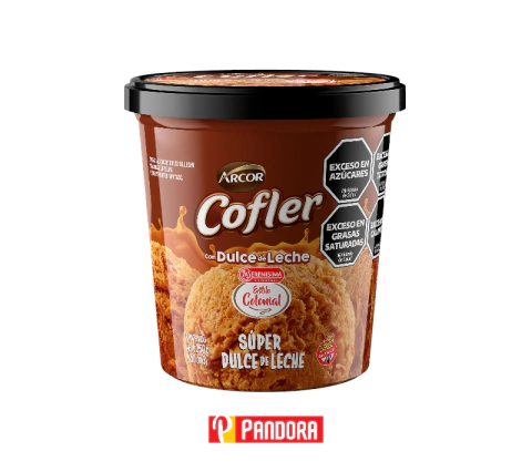 HELADO COFLER SÚPER DULCE DE LECHE 250G (7790580112400)
