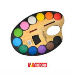 ACUARELAS EN PALETA KATANA 12 COLORES (2154621334582)
